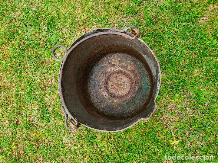 Antig&uuml;edades: Caldero de cobre, olla, Cazuela - Foto 4