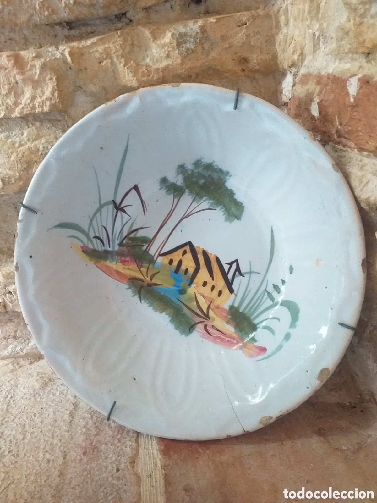 Antig&uuml;edades: Antiguo plato ceramica - Foto 8