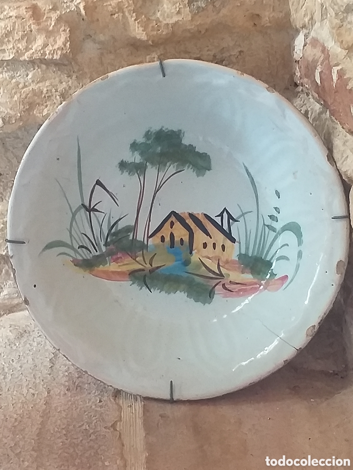 Antig&uuml;edades: Antiguo plato ceramica - Foto 9