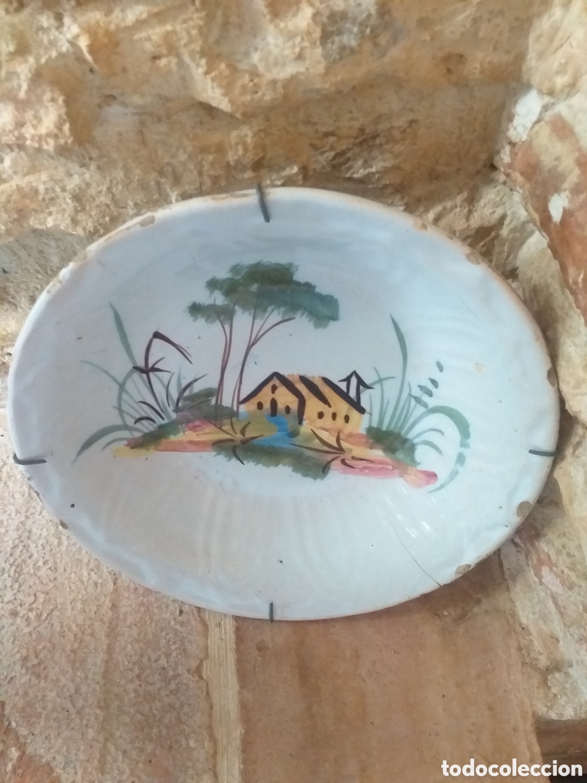 Antig&uuml;edades: Antiguo plato ceramica - Foto 10
