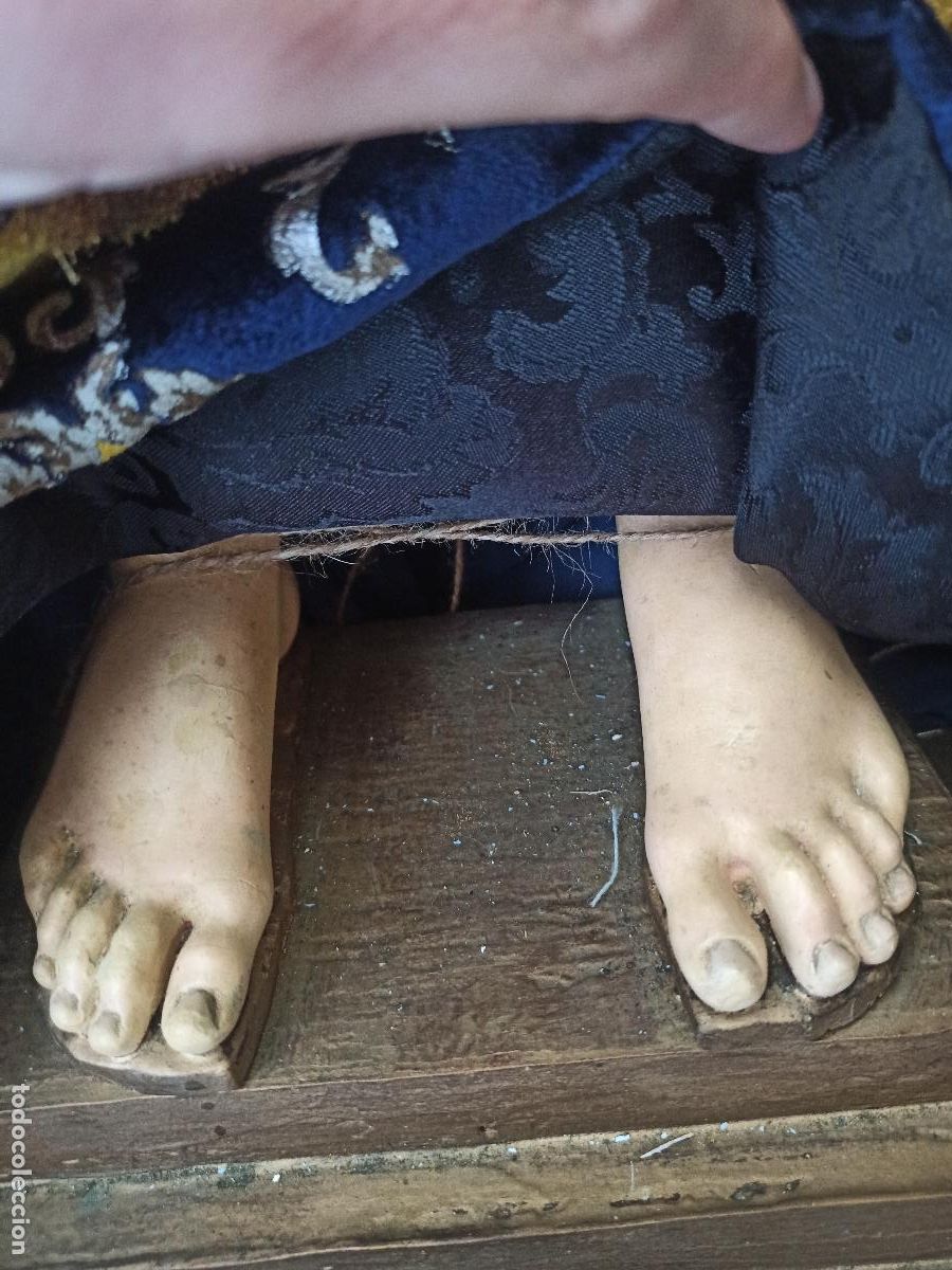 Antig&uuml;edades: IMAGEN VIRGEN CAP POTA 1800 - Foto 6