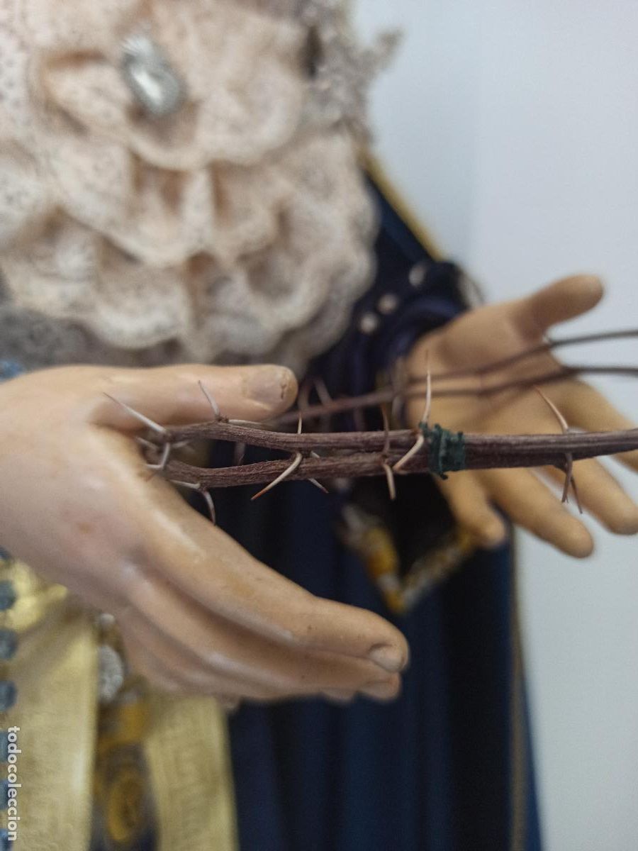 Antig&uuml;edades: IMAGEN VIRGEN CAP POTA 1800 - Foto 10