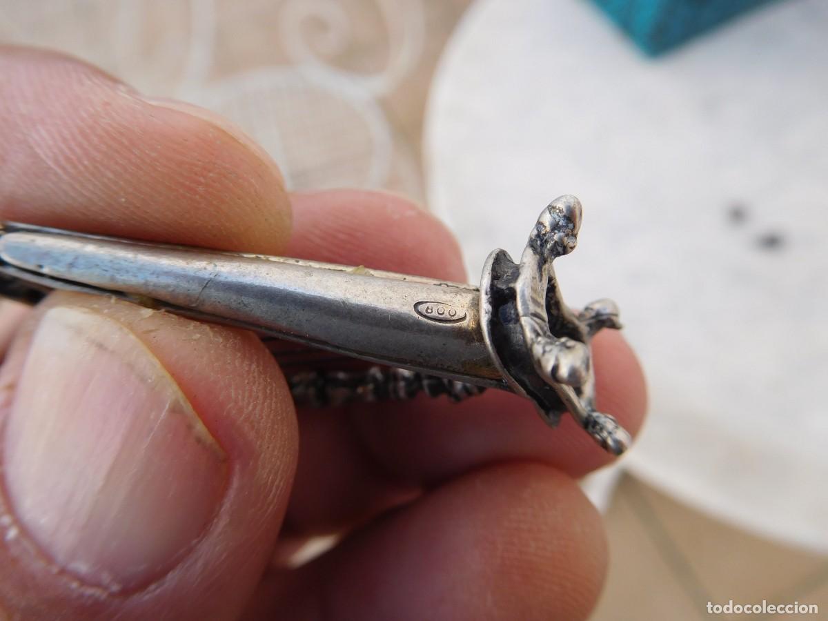 Antig&uuml;edades: Arpa de plata miniatura - Foto 6