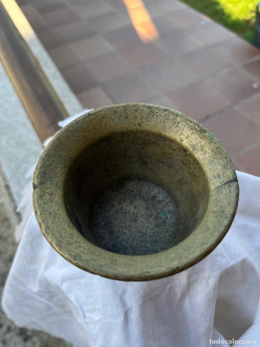 Antig&uuml;edades: Almirez bronce, siglo XIX - Foto 8