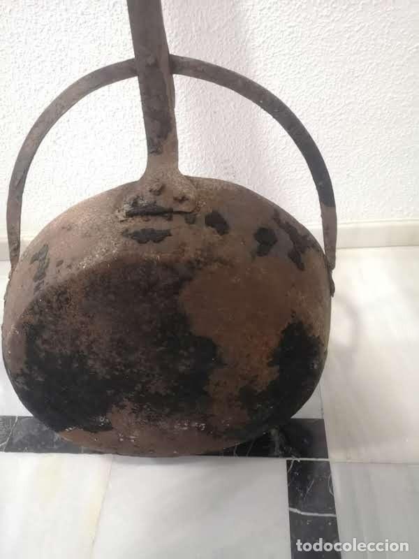 Antig&uuml;edades: Sart&eacute;n antigua de hierro - Foto 2