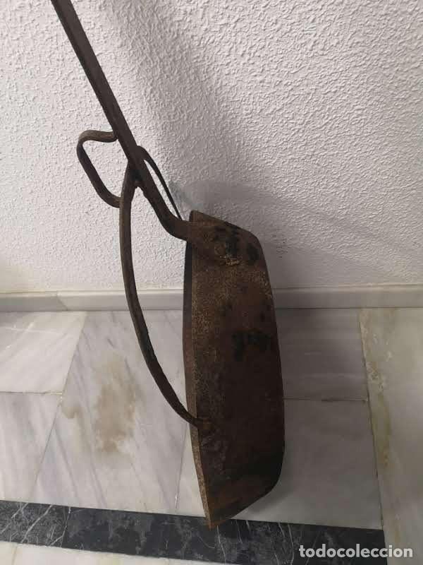 Antig&uuml;edades: Sart&eacute;n antigua de hierro - Foto 3