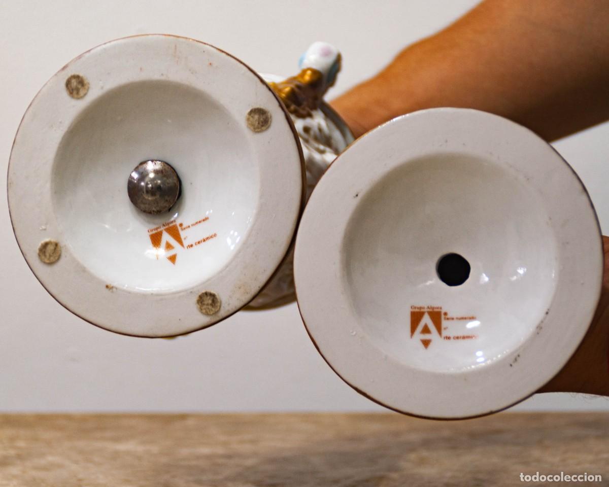 Antig&uuml;edades: Jarr&oacute;n de porcelana espa&ntilde;ola ALGORA. - Foto 4