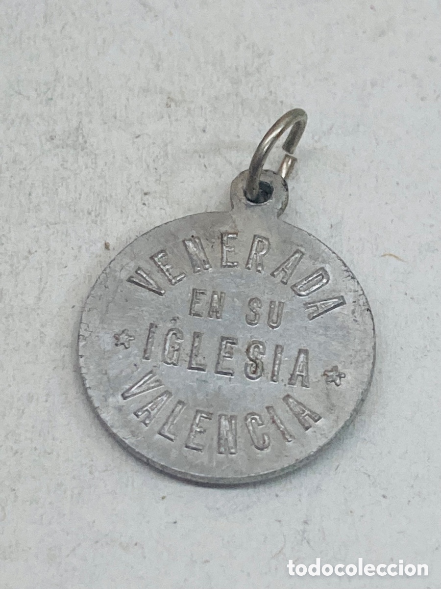 Antig&uuml;edades: Medalla religiosa met&aacute;lica - Foto 2