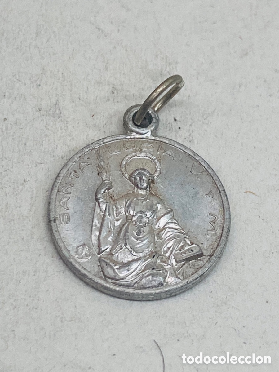 Antig&uuml;edades: Medalla religiosa met&aacute;lica - Foto 1