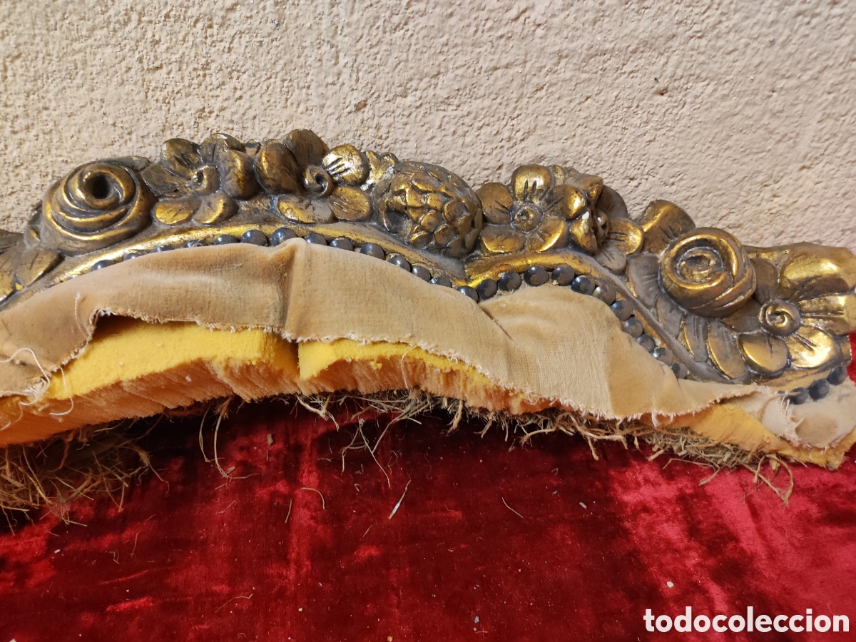 Antig&uuml;edades: Remate tallado y dorado - Foto 3