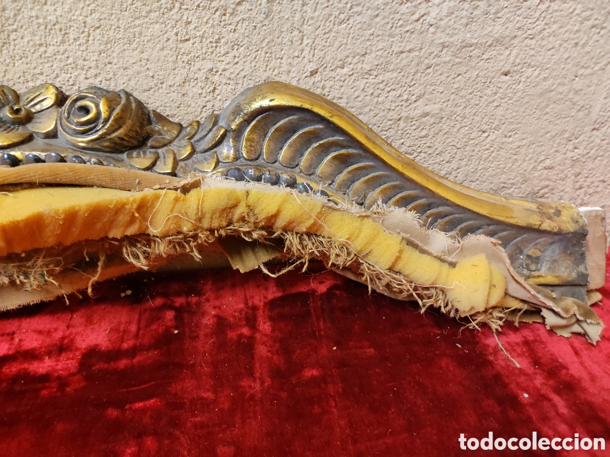 Antig&uuml;edades: Remate tallado y dorado - Foto 3