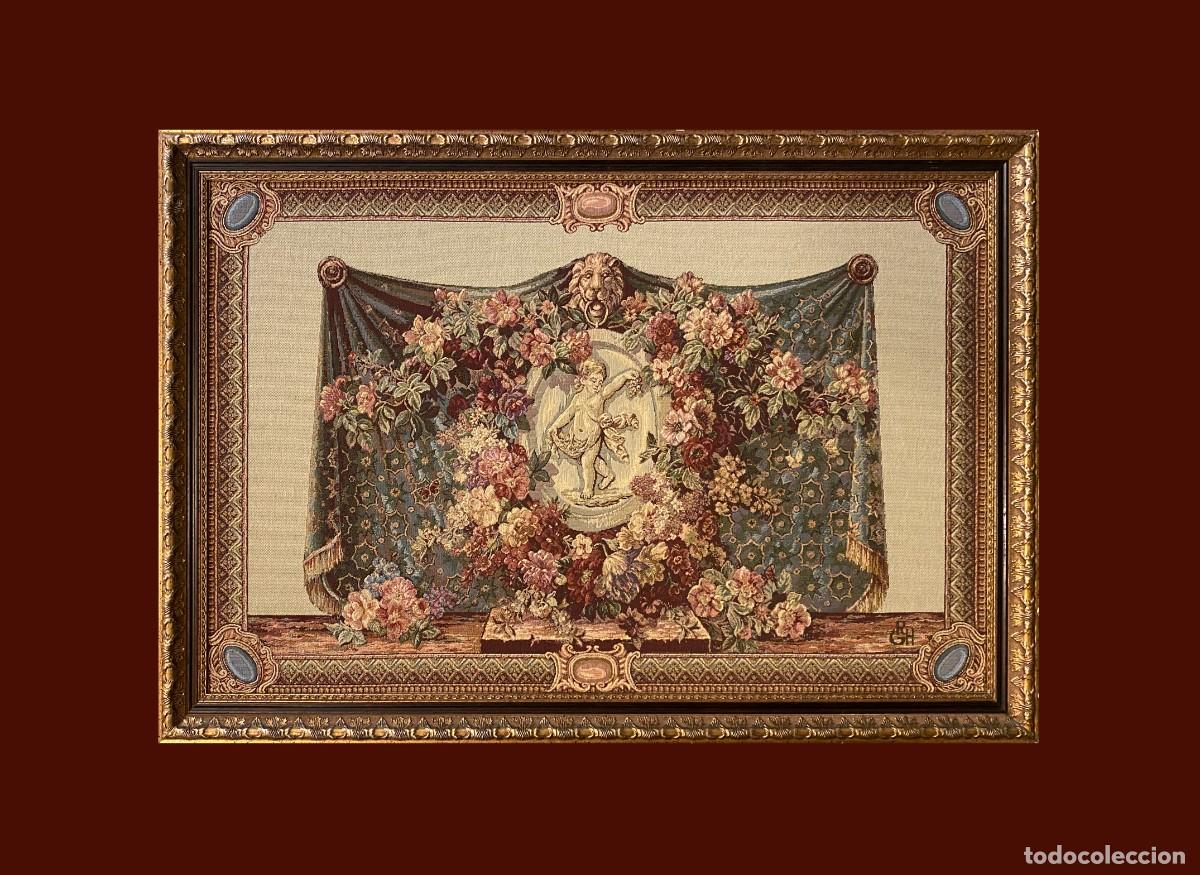 Antig&uuml;edades: DECORATIVO TAPIZ ESTILO IMPERIO - Foto 1