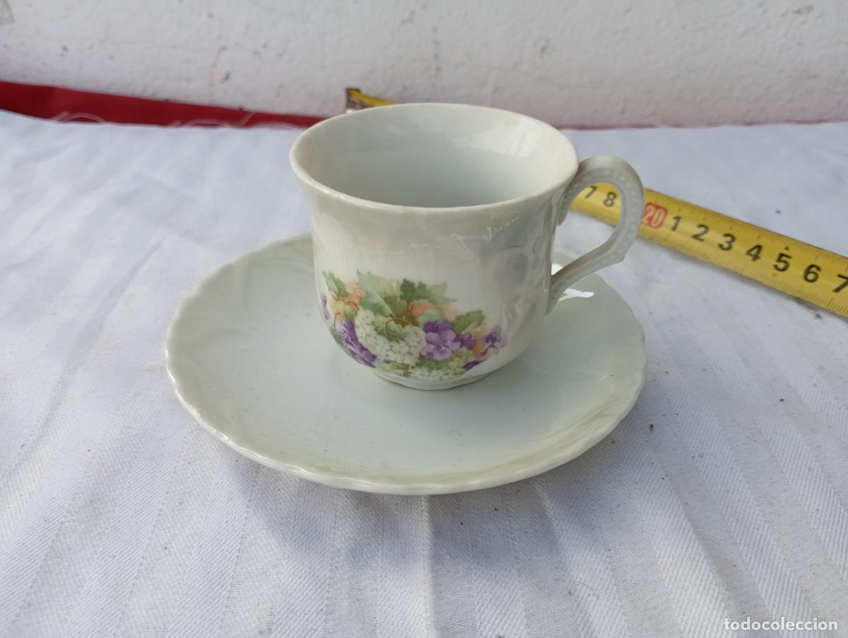 Antig&uuml;edades: taza y plato - Foto 1