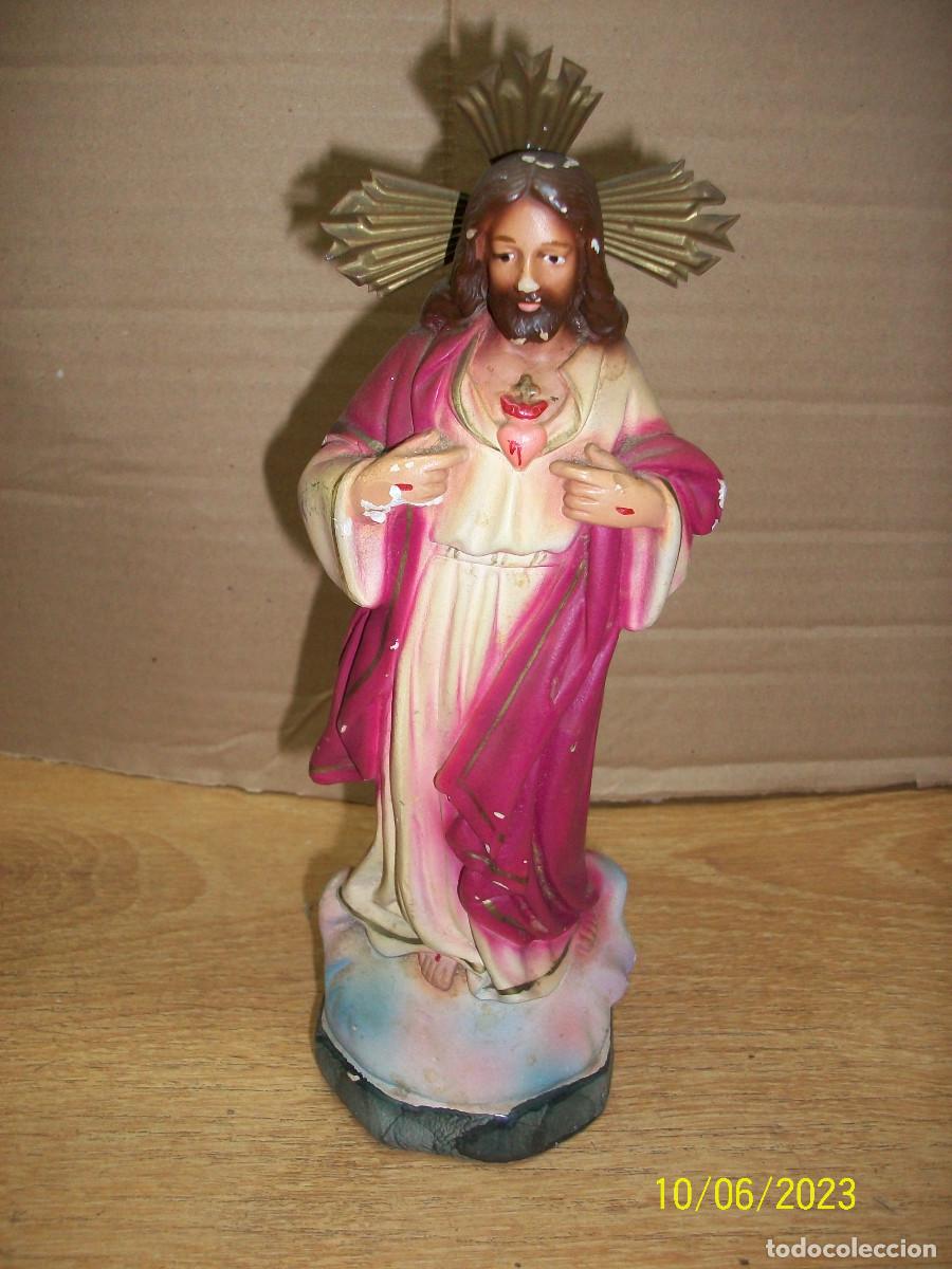 Antig&uuml;edades: IMAGEN DEL SAGRADO CORAZON DE JESUS - Foto 1