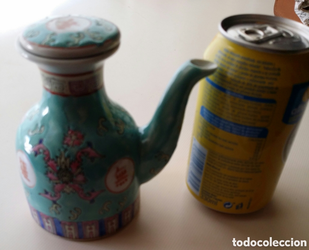 Antig&uuml;edades: TETERA DE PORCELANA CHINA MACAO - Foto 3