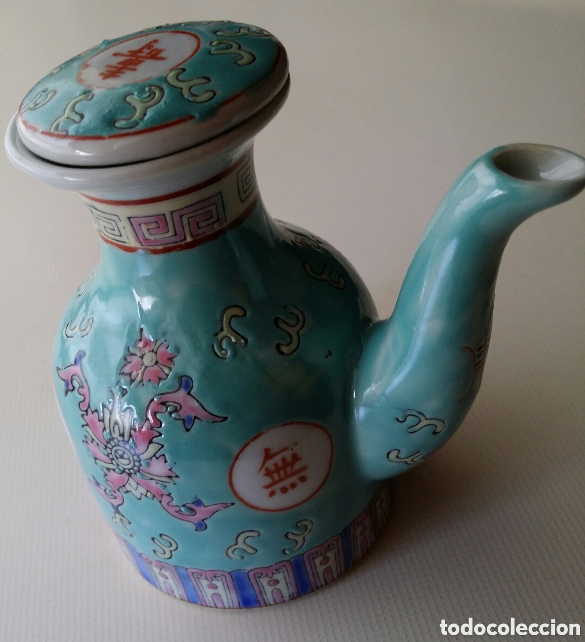 Antig&uuml;edades: TETERA DE PORCELANA CHINA MACAO - Foto 1