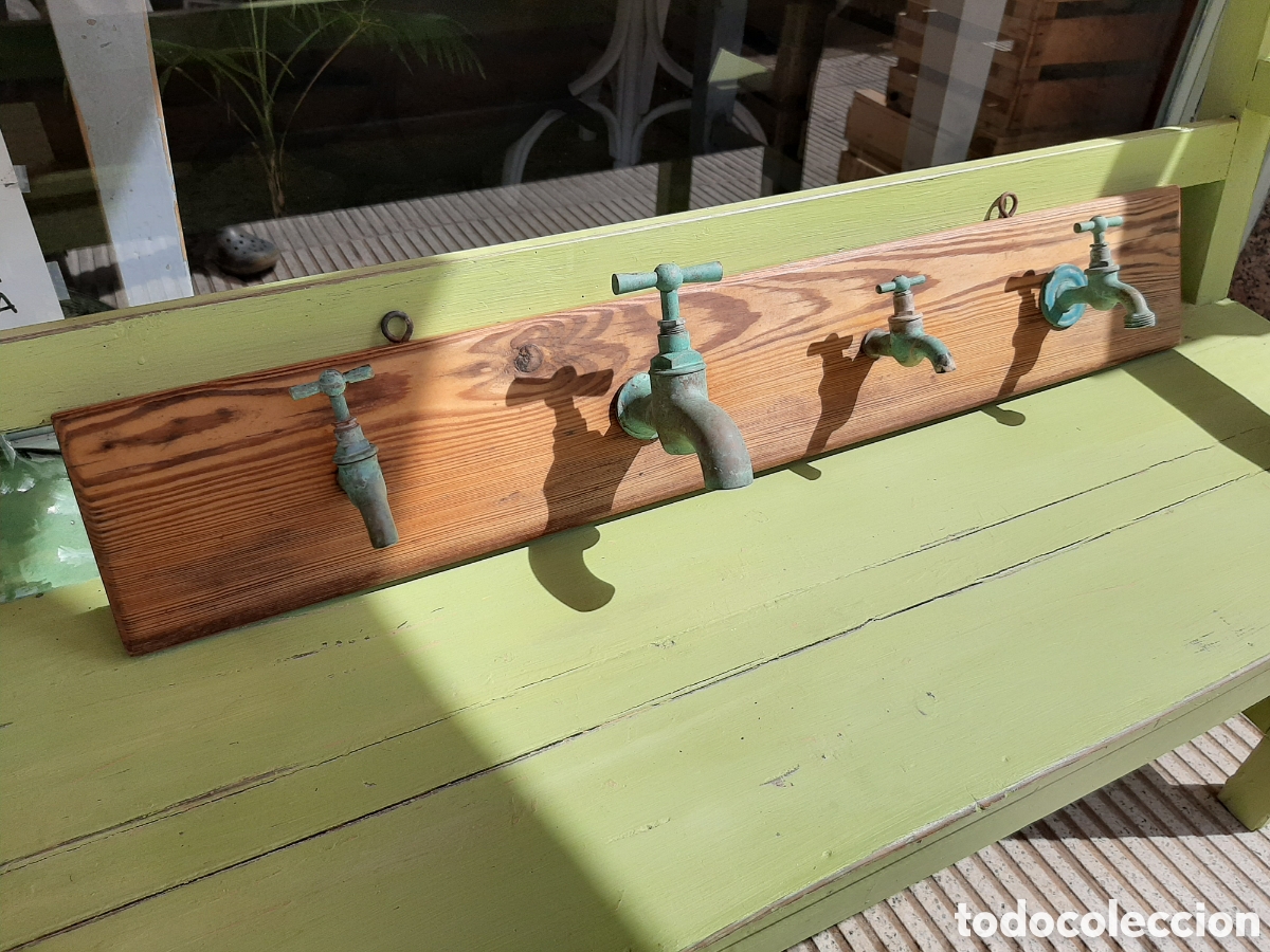 Antig&uuml;edades: Percha antigua r&uacute;stica muy curiosa - Foto 2