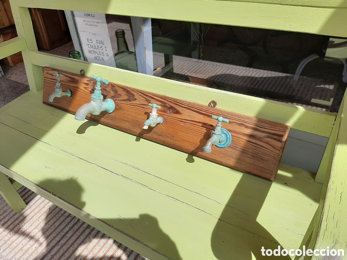 Antig&uuml;edades: Percha antigua r&uacute;stica muy curiosa - Foto 3
