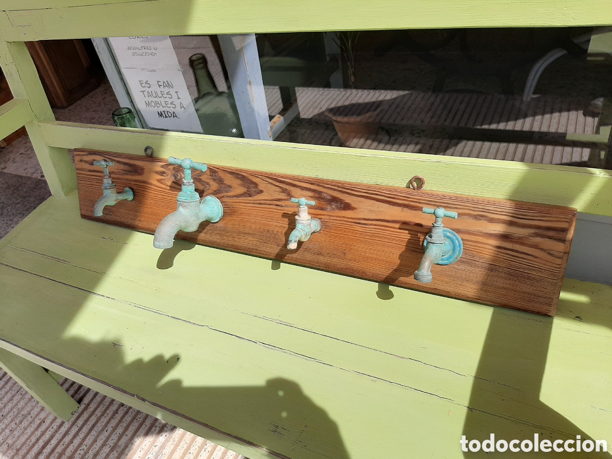 Antig&uuml;edades: Percha antigua r&uacute;stica muy curiosa - Foto 6