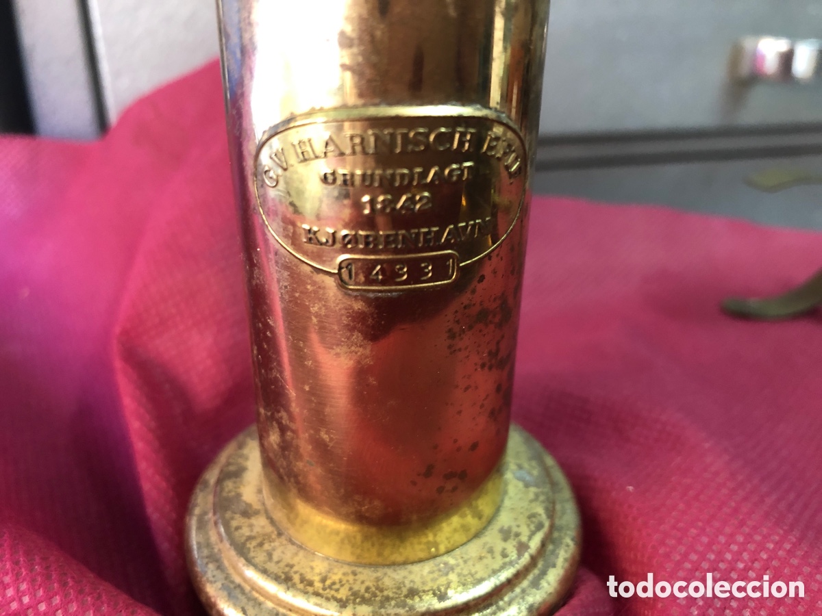 Antig&uuml;edades: LAMPARA MECHA HUECA. - Foto 2
