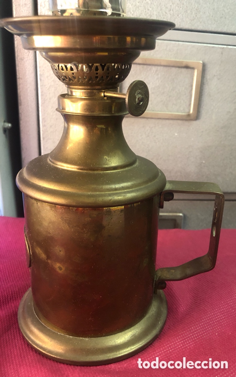 Antig&uuml;edades: LAMPARA MECHA HUECA - Foto 4