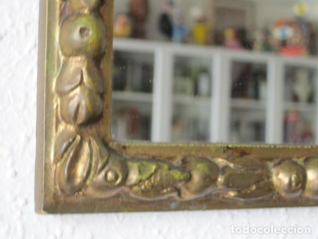 Antig&uuml;edades: PRECIOSO ESPEJO DE MADERA DORADA - Foto 3