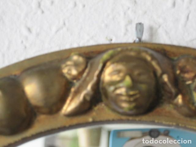 Antig&uuml;edades: PRECIOSO ESPEJO DE MADERA DORADA - Foto 6