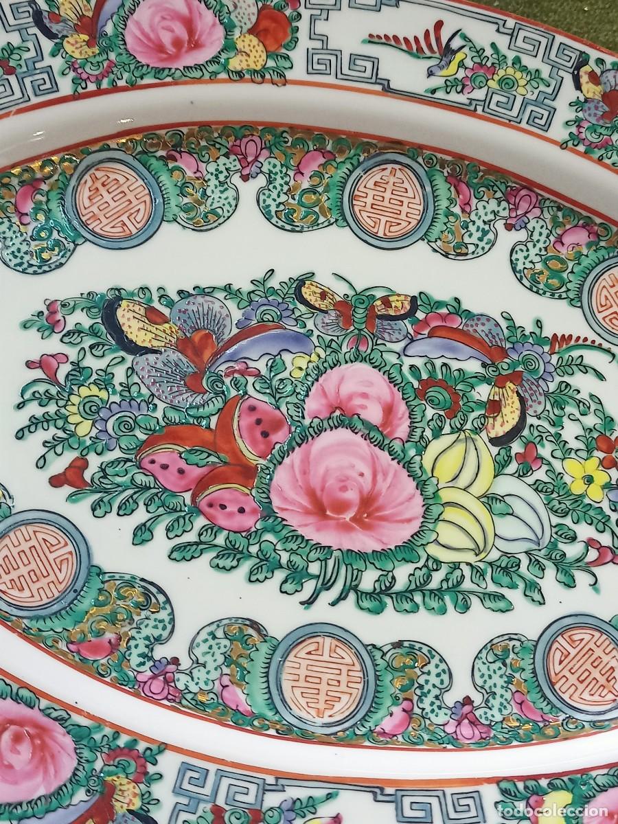 Antig&uuml;edades: Plato de porcelana china macau. REF-2078 - Foto 2