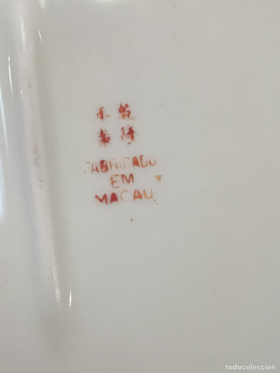 Antig&uuml;edades: Plato de porcelana china macau. REF-2078 - Foto 3