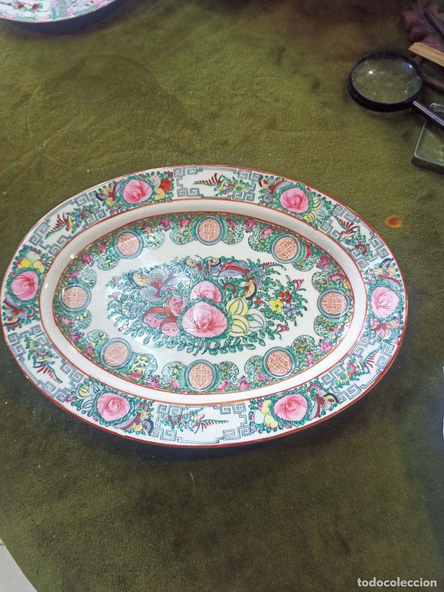 Antig&uuml;edades: Plato de porcelana china macau. REF-2078 - Foto 1