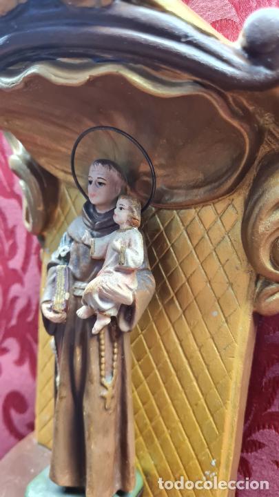 Antig&uuml;edades: RETABLO CON SAN ANTONIO - Foto 2