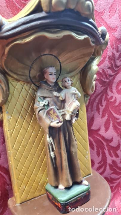 Antig&uuml;edades: RETABLO CON SAN ANTONIO - Foto 5