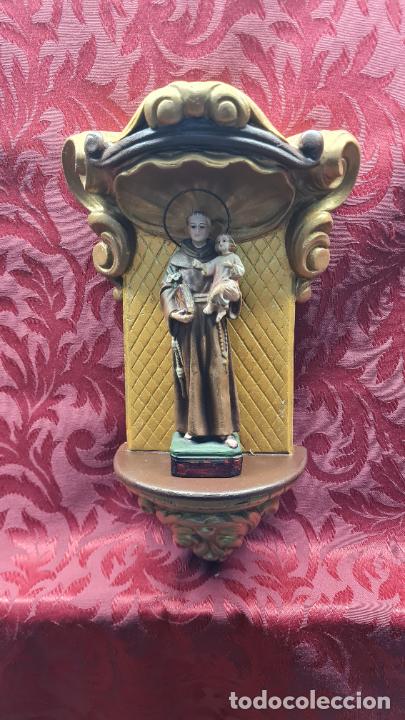 Antig&uuml;edades: RETABLO CON SAN ANTONIO - Foto 1