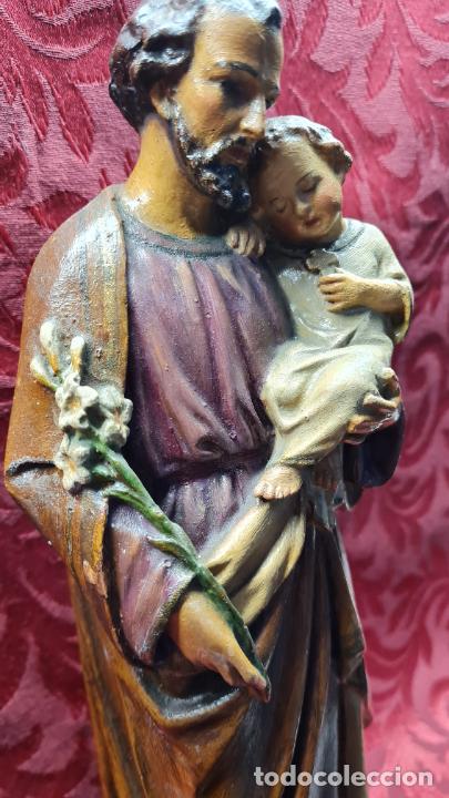 Antig&uuml;edades: SAN JOS&Eacute; CON NI&Ntilde;O EN BRAZOS - Foto 3