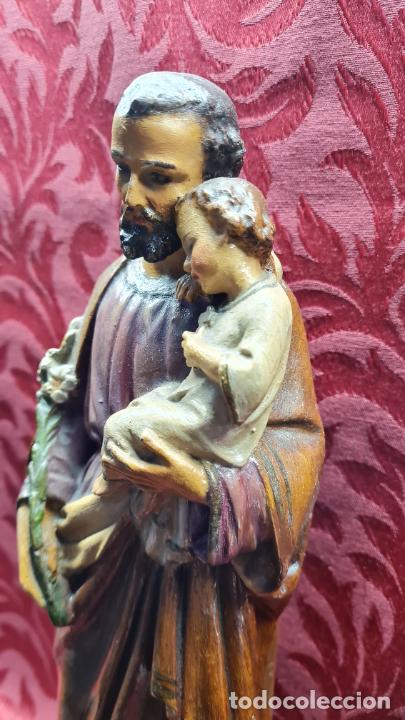 Antig&uuml;edades: SAN JOS&Eacute; CON NI&Ntilde;O EN BRAZOS - Foto 4
