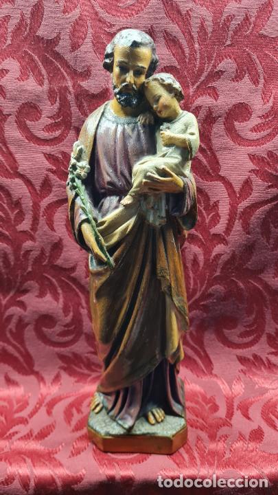 Antig&uuml;edades: SAN JOS&Eacute; CON NI&Ntilde;O EN BRAZOS - Foto 1