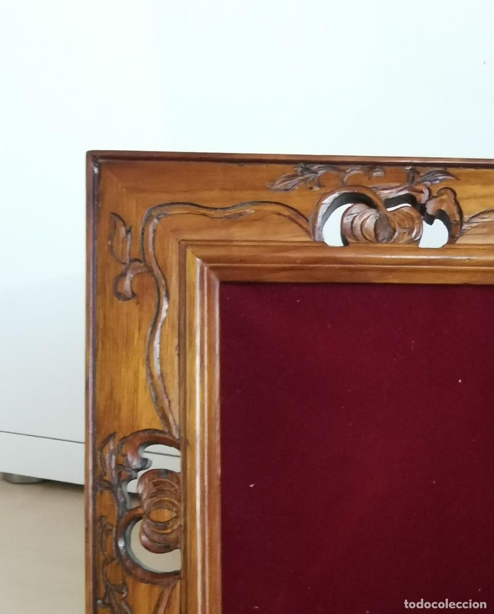 Antig&uuml;edades: MARCO DE MADERA DE CEDRO - Foto 2
