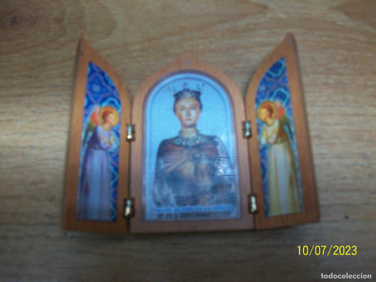 Antig&uuml;edades: TRIPTICO VIRGEN MARE DE DEU DE LA MERCE - Foto 2