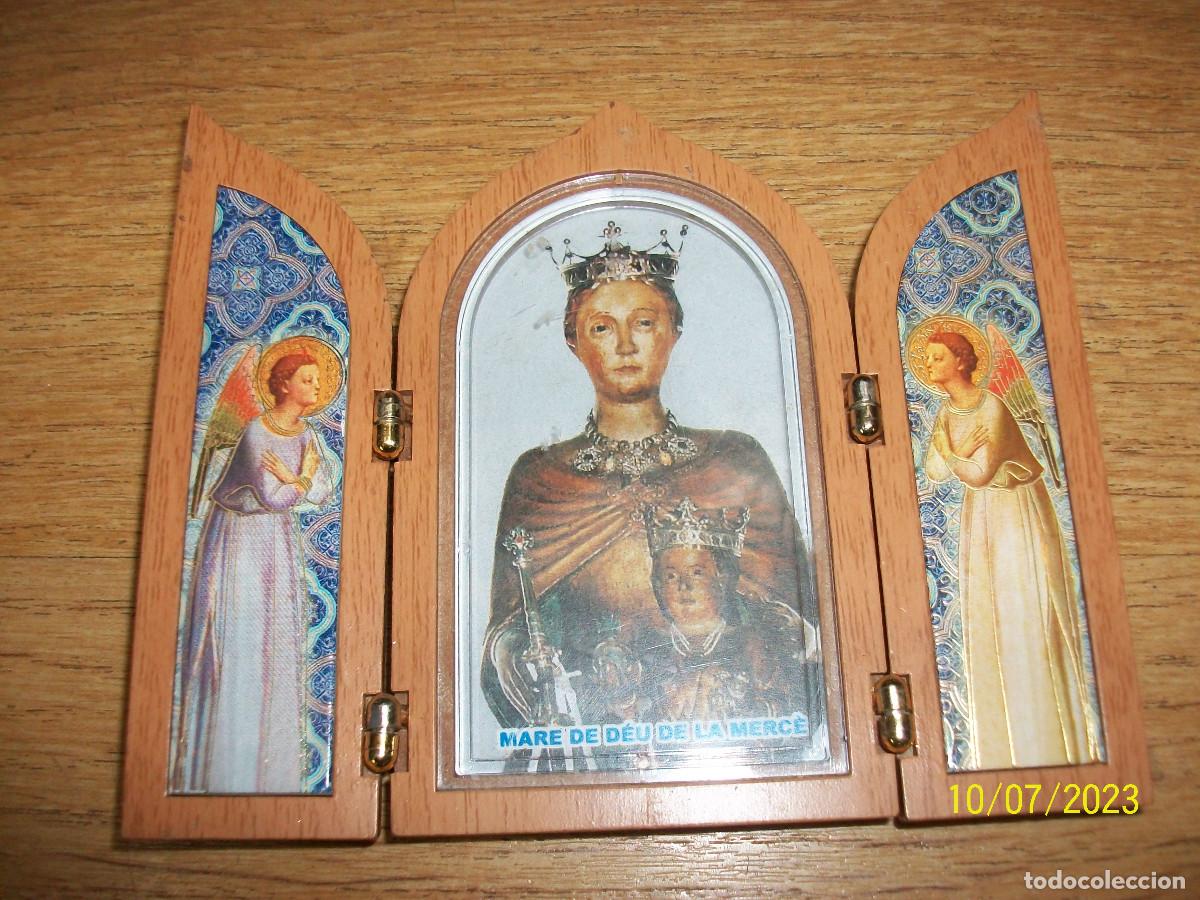Antig&uuml;edades: TRIPTICO VIRGEN MARE DE DEU DE LA MERCE - Foto 5