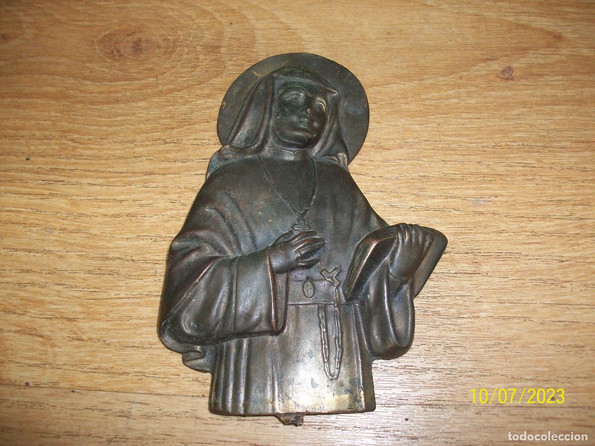 Antig&uuml;edades: ANTIGUA IMAGEN RELIGIOSA DE BRONCE - Foto 2
