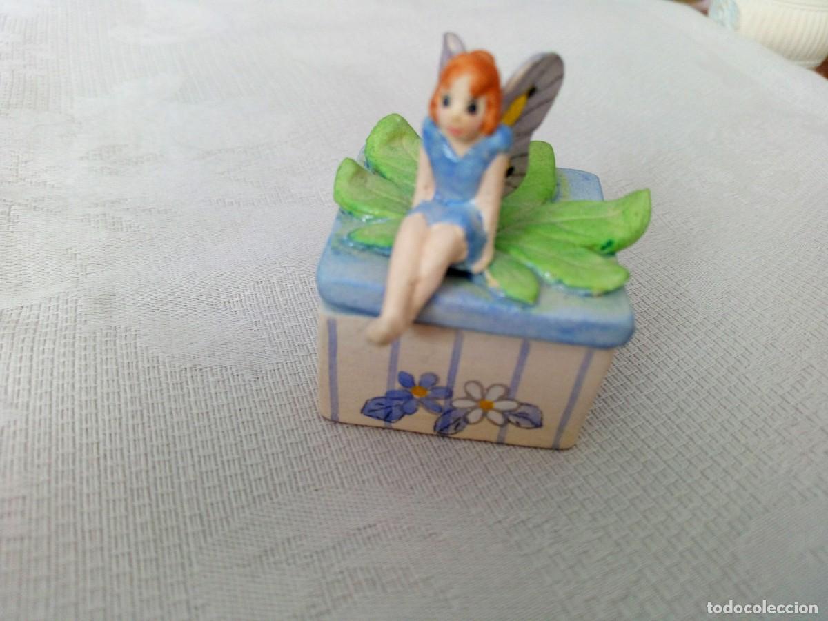Antig&uuml;edades: CAJITA DE PORCELANA BISCUIT - Foto 2