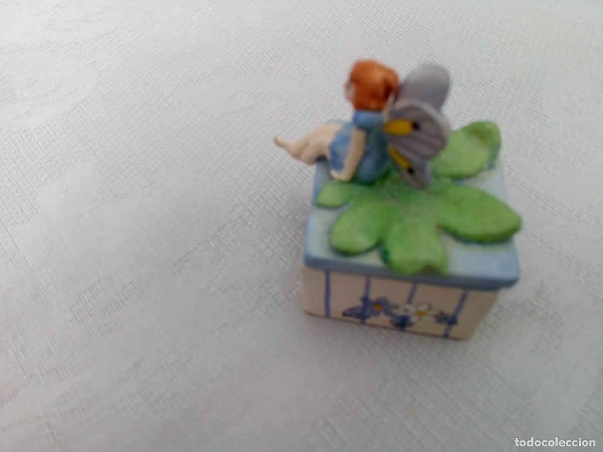 Antig&uuml;edades: CAJITA DE PORCELANA BISCUIT - Foto 3