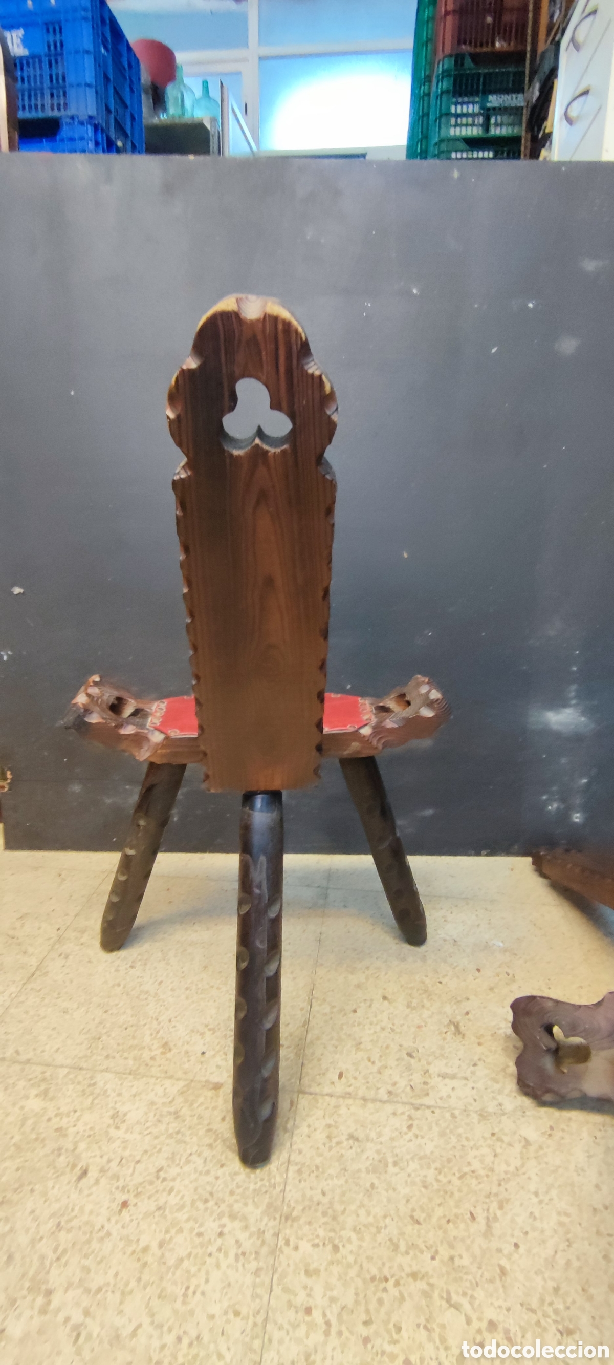 Antig&uuml;edades: Pareja de sillas parteras - Foto 11