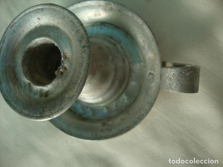 Antig&uuml;edades: palmatoria de aluminio - Foto 3