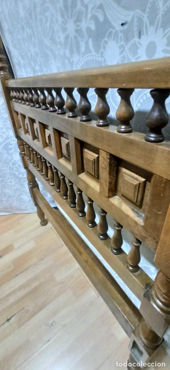 Antig&uuml;edades: Cabecero cama madera roble - Foto 2