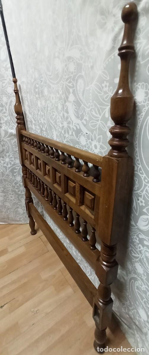 Antig&uuml;edades: Cabecero cama madera roble - Foto 3