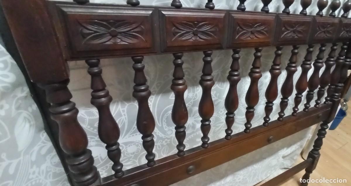 Antig&uuml;edades: Cabecero cama ronde&ntilde;o - Foto 3