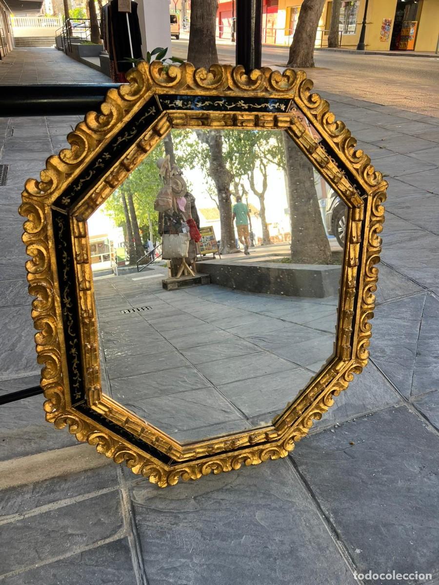Antiquit&eacute;s: Espejo Sevilla pintado a mano.