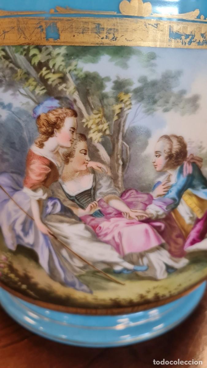 Antig&uuml;edades: Macetero de Sevres XVIII - Foto 5