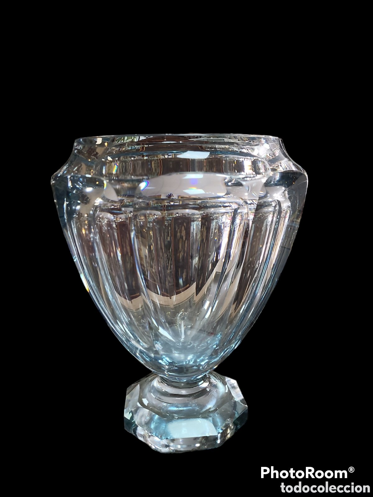 fantastico y antiguo jarron cristal de roca - m - Buy Other